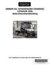 Club Car URBAN XR 2024 Gebruikershandleiding