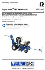 Graco 20A140 Bediening, Onderdelen, Reparatie