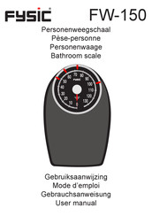 Fysic FW-150 Gebruiksaanwijzing