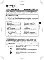 Hitachi HAS-WM03 Gebruiksaanwijzing