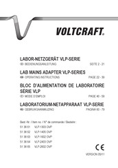 VOLTCRAFT 51 38 63 Gebruiksaanwijzing