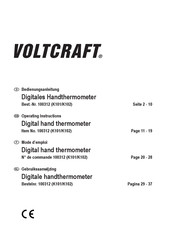 VOLTCRAFT 100312 K101 Gebruiksaanwijzing