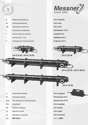 Messner UV-C 75 W Gebruiksaanwijzing