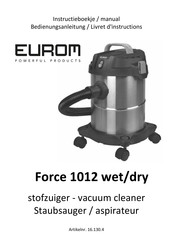 EUROM Force 1012 wet/dry Instructieboekje