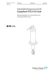 Endress+Hauser Liquiphant FTL33 IO-Link Handleiding Voor Inbedrijfstelling