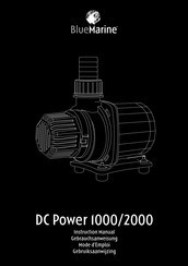 BlueMarine DC Power 2000 Gebruiksaanwijzing