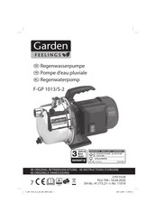 Garden feelings 41.715.21 Originele Handleiding