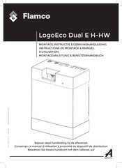 flamco LogoEco Dual E H-HW Montage- En Gebruikshandleiding