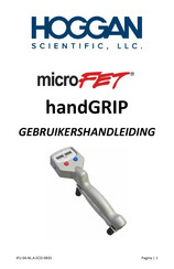 Hoggan Scientific microFET handGRIP Gebruikershandleiding