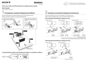 Sony BDV-E800W Snelle-Installatiegids