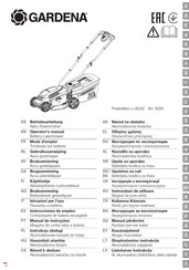 Gardena PowerMax Li-40/32 Gebruiksaanwijzing