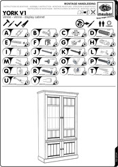 meubar YORK V1 Montagehandleiding