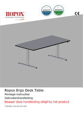 Ropox Ergo Desk Table Gebruikershandleiding