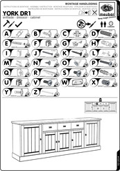 meubar YORK DR1 Montagehandleiding