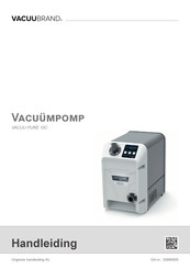 vacuubrand VACUU PURE 10C Handleiding