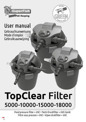 SuperFish TopClear Filter 5000 Gebruiksaanwijzing
