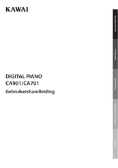 Kawai CA901 Gebruikershandleiding