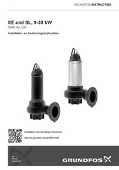 Grundfos SL Installatie- En Bedieningsinstructies