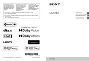 Sony HT-A5000 Gebruiksaanwijzing