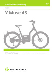 Klever Y Muse 45 Gebruikershandleiding