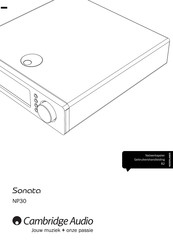 Cambridge Audio Sonata NP30 Gebruikershandleiding