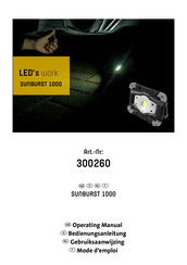 shada LED's work 300260 Gebruiksaanwijzing