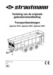 BSL Strautmann Aperion 2101 Vertaling Van De Originele Gebruikershandleiding