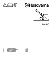 Husqvarna PG 510 Gebruiksaanwijzing