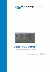 Victron energy Digital Multi Control 200A GX Handleiding