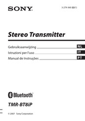 Sony TMR-BT8iP Gebruiksaanwijzing