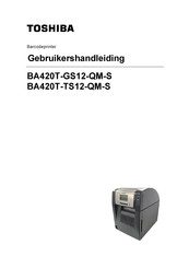 Toshiba BA420T-GS12-QM-S Gebruikershandleiding