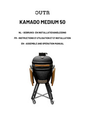 OUTR Kamado Medium 50 Gebruikers- En Installatiehandleiding