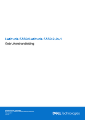 Dell Latitude 5350 2-in-1 Gebruikershandleiding