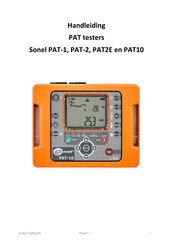 Sonel PAT-1 Handleiding