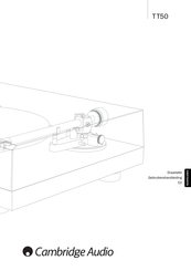 Cambridge Audio TT50 Gebruikershandleiding