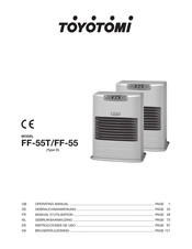 Toyotomi FF-55T Gebruiksaanwijzing