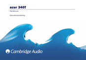 Cambridge Audio azur 340T Gebruikershandleiding