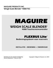 Maguire Products 4088 TSC Installatiehandleiding