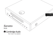 Cambridge Audio Sonata DV30 Gebruikershandleiding