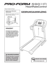 ICON IP Pro-Form 590 HR Gebruiksaanwijzing