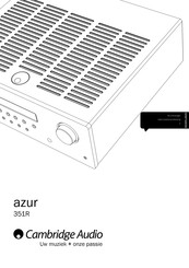 Cambridge Audio azur 351R Gebruikershandleiding