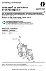 Graco 18H270 Bediening, Onderdelen, Reparatie