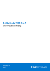 Dell Latitude 7200 2-in-1 Onderhoudshandleiding