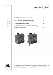 Jøtul F 400 ECO Montage En Installatiehandleiding