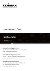 Edimax EW-7822UTC Snelstartgids