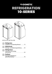 Dometic RC10.4 70 Montagehandleiding En Gebruiksaanwijzing