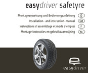 easydriver safetyre Montage-Instructies En Gebruiksaanwijzing
