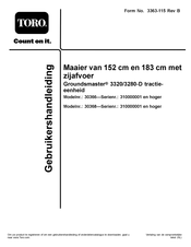 Toro 30368 Gebruikershandleiding