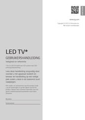 LG 65QNED826QB Gebruikershandleiding