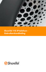 ShoreTel 115 Gebruikershandleiding